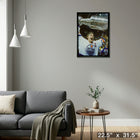 Wayne Gretzky Oilers Stanley Cup - Framed Canvas - 22" x 31"-Ready to hang - arrives fully assembled