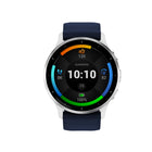 Garmin Venu 3 Watch - 45 mm - Silver Stainless Steel Bezel with Whitestone Case and Silicone Band-8