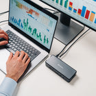 Verbatim - Station d'accueil USB-C Pro 15 en 1 — boîtier SSD-La fente SSD intégrée offre une option pour un stockage haute vitesse de grande capacité, améliorant la gestion et l'accessibilité des données