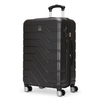 Travelpro Odyssey 24" Medium Check-In Hardside Luggage - Spinner - Black-Lightweight yet durable hardshell exterior protects your belongings without weighing you down