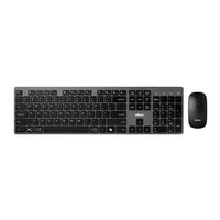 Adesso EasyTouch 7300 Slim Low Profile Keyboard & Mouse Combo - Canadian Bilingual English/French Layout-Slim Low-Profile Design - Comfortable, ergonomic keyboard and mouse combo ideal for home and office use