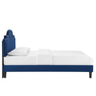 Modway Aviana Performance Velvet King Bed - Navy-Stain-Resistant Performance Velvet