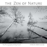 Sellers Publishing Inc. 2026 Wall Calendar - Zen of Nature - English-Large, easy to use, 12" x 12" full-page grids with small at-a-glance month grids 