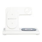 Spracht Flex Charge 3 Charging  Pad - White-Compatibility: Samsung Galaxy S21 - S23, Apple Watch, Google Pixel 7 - 8, Apple Airpods, Apple iPhone 12-16