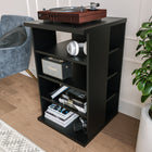 Nexera Jasper 4-Shelf Audio Tower Bookcase - Black-6