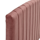 Modway Rebecca Performance Velvet Full/Queen Headboard - Dusty Rose-Durable Stain-Resistant Fabric