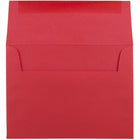 JAM Paper A6 Coloured Invitation Envelopes - 4 3/4 x 6 1/2 - Red Recycled - 100 Pack-Colour: Red
