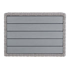 Modway - Conway 45 po Terrasse extérieure Rotin en osier Table basse - Gris clair-8