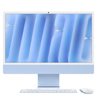 Apple iMac 24" - M4 Chip - 8 Core GPU - 256 GB SSD - 16 GB RAM - Blue - French-Fits perfectly in your space: The all-in-one desktop design is strikingly thin, comes in seven vibrant colours and elevates any space with style.