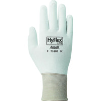Ansell Hyflex 11-600 Gloves, Large/9, Polyurethane Coating, 15 Gauge, Nylon Shell, 48 Pack-Coating Polyurethane