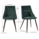 Lot de 2 Chaises de Bureau avec Accoudoirs en Suédine Marron Homy Casa-Style Polyvalent – Convient aux bureaux, studios ou espaces de travail collaboratifs