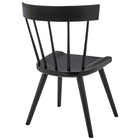 Modway - Sutter Fauteuil d’appoint de salle à manger Ensemble de 2 - Noir-8