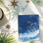 Blueline - Agenda Hebdomadaire/Mensuel 17 Mois D’Août À Décembre - 9 1/4 po H x 7 1/4 po l - Motif Celestial - Anglais-Section contacts