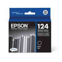 Epson T124 Ink Cartridge - Standard Capacity - Black-Maximize you page yield while you save