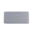 Manhattan Comfort - Abigail banc ottoman capitonné en velours style milieu du siècle 42,12" - gris-Garantie limitée du fabricant de 30 jours