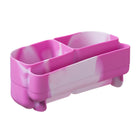 b.box Silicone Bento Tray Mini Lunchbox - Cosmic-Creates additional ‘bento’ sections for smaller portions and more meal options