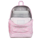 Jansport Crosstown Plus Backpack - 26 L - Flutter by Pink Ice-Front compartment with organizer