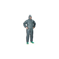 Lakeland Coverall, Hood, Pyrolon Cr/Fr, 2Mil, Wrist/Ankle, 4XL (51130-4XL)-Material: Pyrolon