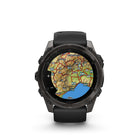 Garmin fēnix 8 - AMOLED Outdoor Recreation/Adventure Watches - 51 mm - AMOLED Sapphire, Carbon Gray DLC Titanium with Black/Pebble Gray Silicone Band-Power up your body’s performance, endurance and resistance to injury with targeted strength training plans, real-time stamina tracking, sport-specific workouts and a full range of built-in sports apps