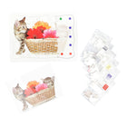 BIOS Living Memory Care Jigsaw Puzzle - Cute Kittens-The large puzzle pieces feature a coloured dot on the back that matches a coloured dot on the board for easy completion