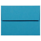 JAM Paper A2 Coloured Invitation Envelopes - 4.375 x 5.75 - Blue Recycled - 50 Pack-Our envelopes are made from 30% recycled 24 lb paper and feature a straight flap gum closure with a smooth finish