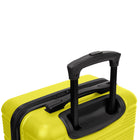 Swiss Mobility YVR 21.5" Hardside Carry-on Luggage - Green-Lined interior with dividing panel, practical pockets, and tightening straps to keep content organized and in place