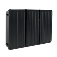 Storm Shell - Housse de protection rigide pour téléviseur d'extérieur avec support mural - 66" H x 75" L-Convient pour une installation sur des montants en brique, en béton ou en bois espacés de 16 po recouverts de gypse, de stuc ou de parement.