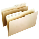 Staples 50% Recycled 1/2 Cut Manila File Folders - Legal Size - 100 Pack-8-1/2" x 14" (Legal size)