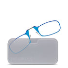 ThinOptics Reader with Universal White Pod - 1.0 - Blue-Comes in two beautiful styles, the rectangular Brooklyn and the oval Manhattan, and is flattering on both men and women.