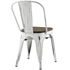 Modway Promenade Bamboo Side Chair - White-Some Assembly Required