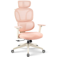 MotionGrey - Chaise de bureau ergonomique Mellow - Dossier en maille haute avec accoudoirs réglables - Rose-Confort réinventé - La chaise de bureau MotionGrey est conçue avec soin en plaçant votre confort au cœur de sa conception. Chaque élément est stratégiquement positionné pour améliorer l’expérience d’assise et redéfinir votre perception du confort dans un environnement de travail