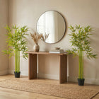 Outsunny 4' Artificial Bamboo Tree for Indoor Decoration - Green - 2 Pack-Suitable for home or office use. It enhances any space with its natural accent 