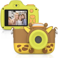 myFirst Camera 3 Kids Mini Camera - Yellow-Strong shooting & video capabilities: 16MP main camera (supports 5M/12M/16M resolutions) with dual lenses (selfie + macro) for flexible shooting, plus 1920*1080 full HD video recording to capture vivid moments;