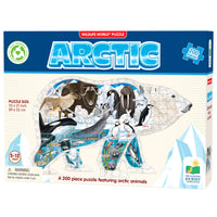 University Games The Learning Journey Wildlife World: Arctic - Arctic Animal Recognition Puzzle For Kids - Interactive Animal Puzzle For Preschoolers-Builds tactile, motor, thinking and learning skills