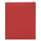 Staples Twin Pocket Portfolio - Letter Size - Red-No fastener