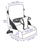 Dreambaby Grab 'N Go Booster Seat - Navy-Built-in shoulder strap for easy portability