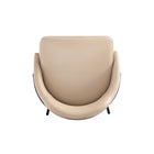 Manhattan Comfort Gracie 22" Modern Leatherette Upholstered Counter Stool - Tan and Black - 2 Pack-21.7" L x 23" W x 38" H