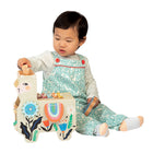 Manhattan Toy - Instrument en bois pour tout-petits Lama musical-2 maillets qui se rangent dans la tête de Lili