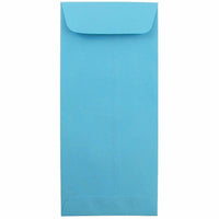 JAM Paper #10 Policy Envelopes, 4 1/8 x 9.5, Brite Hue Blue Recycled, 1000 Pack (15880B)-Blue