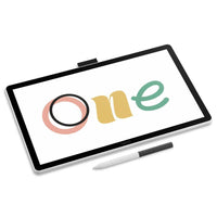 Wacom One Creative Pen Display 14" Drawing Tablet-Redesigned with more drawing area, the laminated 14" crisp IPS Full HD display offers generous space with 98% sRGB color accuracy and a paper-like texture that won’t glare or smudge – keeping you in your creative zone longer