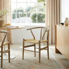 Modway Amish 29" Wood Dining Chair - Grey-Foot Bar Supports