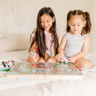 Melissa & Doug 18-Piece Wooden Take-Along Tabletop Town Set-8