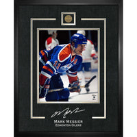 Mark Messier Oilers Replica Signature Frame - Framed Print - 16" x 20"-Premium virtual frames