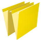 Staples Yellow Hanging File Folders - Letter Size - 25 Pack-Accommodates letter-sized documents