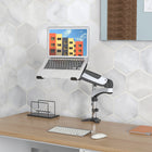 ShoppingAll Adjustable Laptop Mount Stand for Laptops Up to 17" - White-7