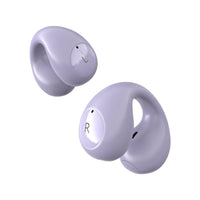 MyBat Open Ear Bluetooth Earbuds - Purple-Secure Open‑Ear Fit - Comfortable, stays in place during activity