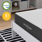 Modway Aveline 8" Twin XL Mattress-Stretch Knit Zipper Removable Cover
