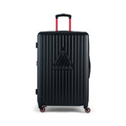 Reebok Hoop 30" Hardside Spinner Luggage - Black-Telescopic trolley handle ergonomically designed for comfort and durability with multi-stage locking heights with reinforced top and side handle