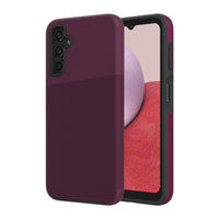 AXS PROTech Plus Dual-Layered Anti-Shock Sleek Case for Samsung Galaxy A14 5G - Sangria-Drop resistant up to 10 feet
