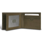Champs - Portefeuille Center Wing en Cuir Camouflage - Vert-Compartiment double pour billets
